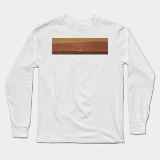 Seascape with Iceberg by Frederic Edwin Church Long Sleeve T-Shirt